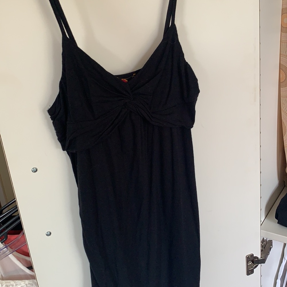 Black tank top